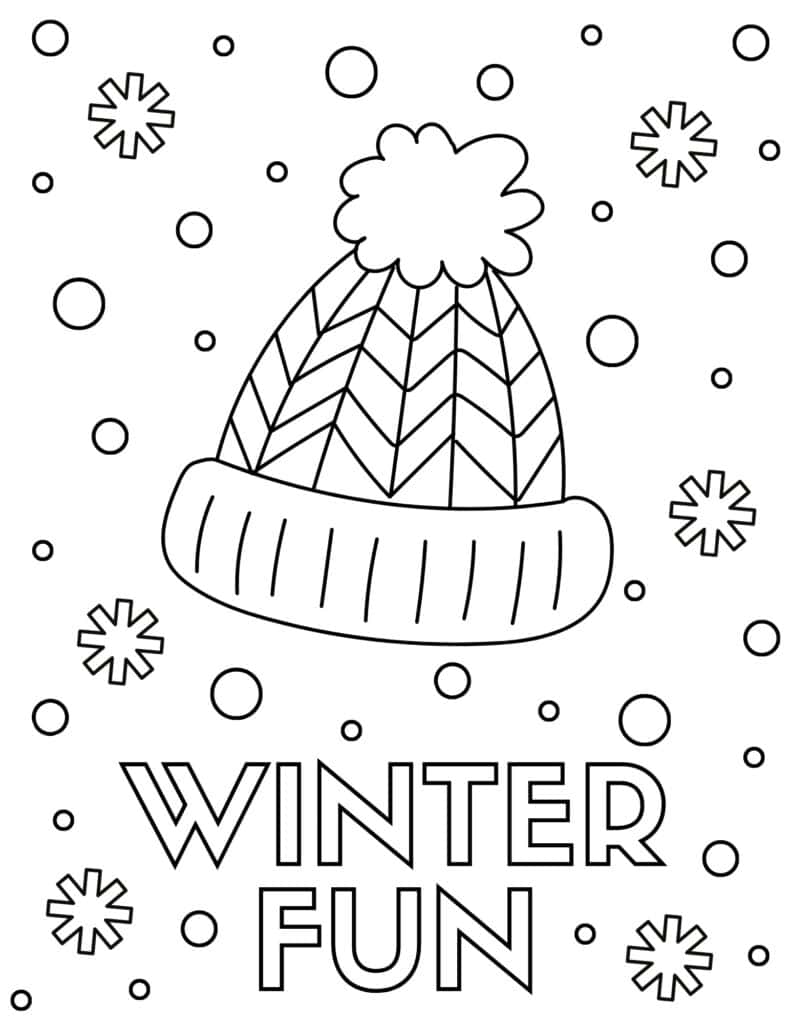 25 Free Winter Coloring Pages for Kids Prudent Penny Pincher