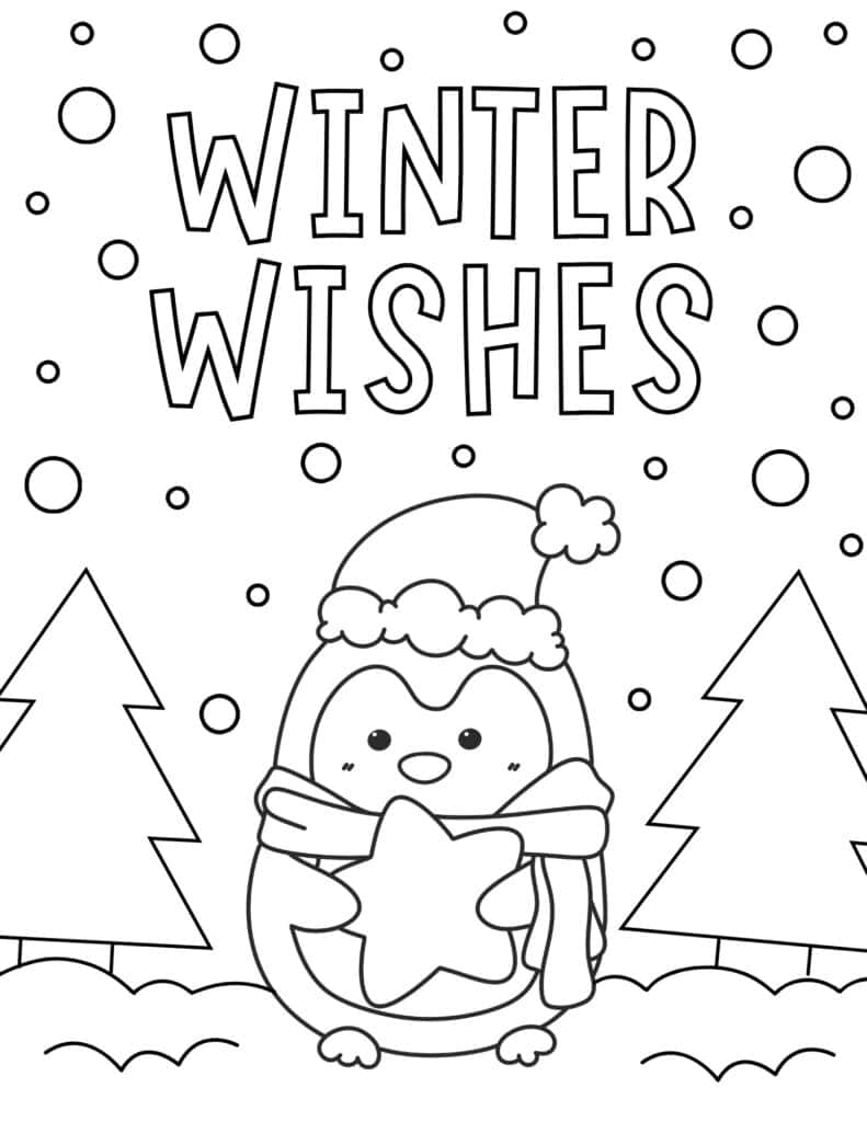 15 Free Penguin Coloring Pages for Kids - Prudent Penny Pincher