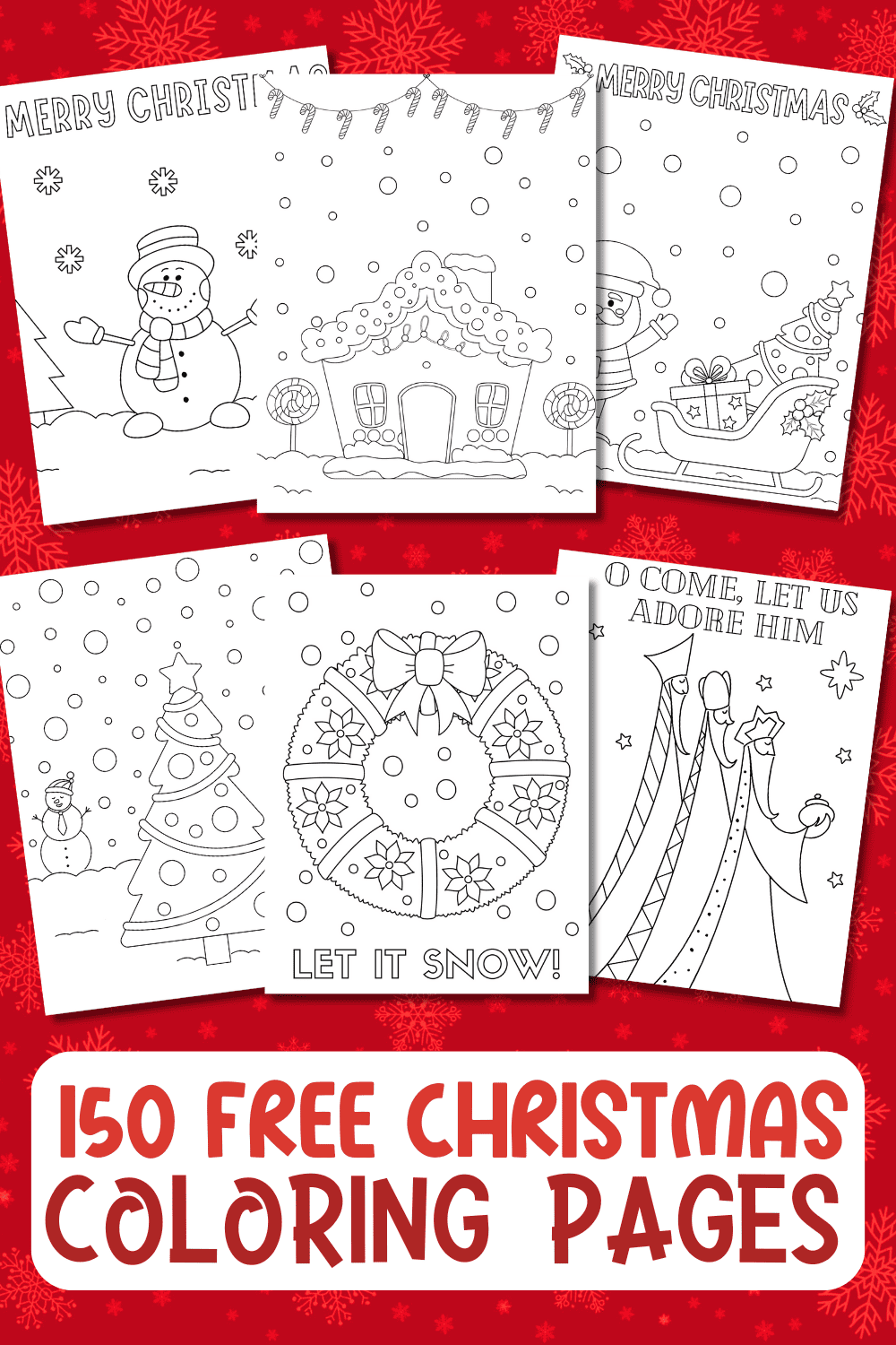 Free Christmas Coloring Book, Coloring Pages for Christmas