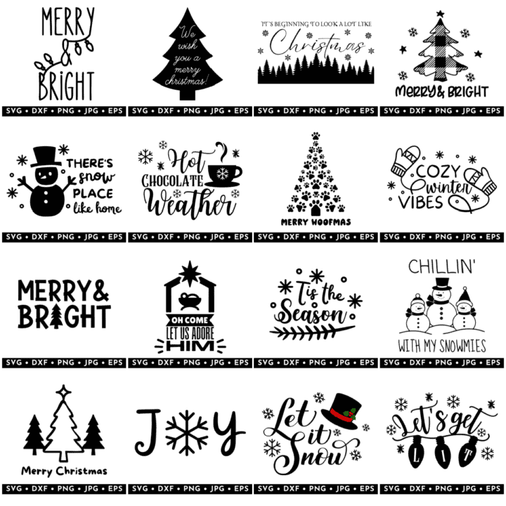 50 Free Christmas SVG Files - Prudent Penny Pincher