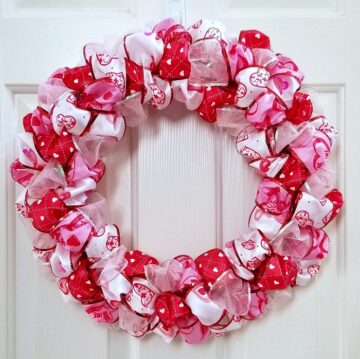 20 Dollar Store Valentine's Day Wreath Ideas - Prudent Penny Pincher