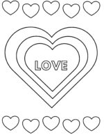 25 Free Heart Coloring Pages for Kids - Prudent Penny Pincher