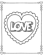 25 Free Heart Coloring Pages for Kids - Prudent Penny Pincher