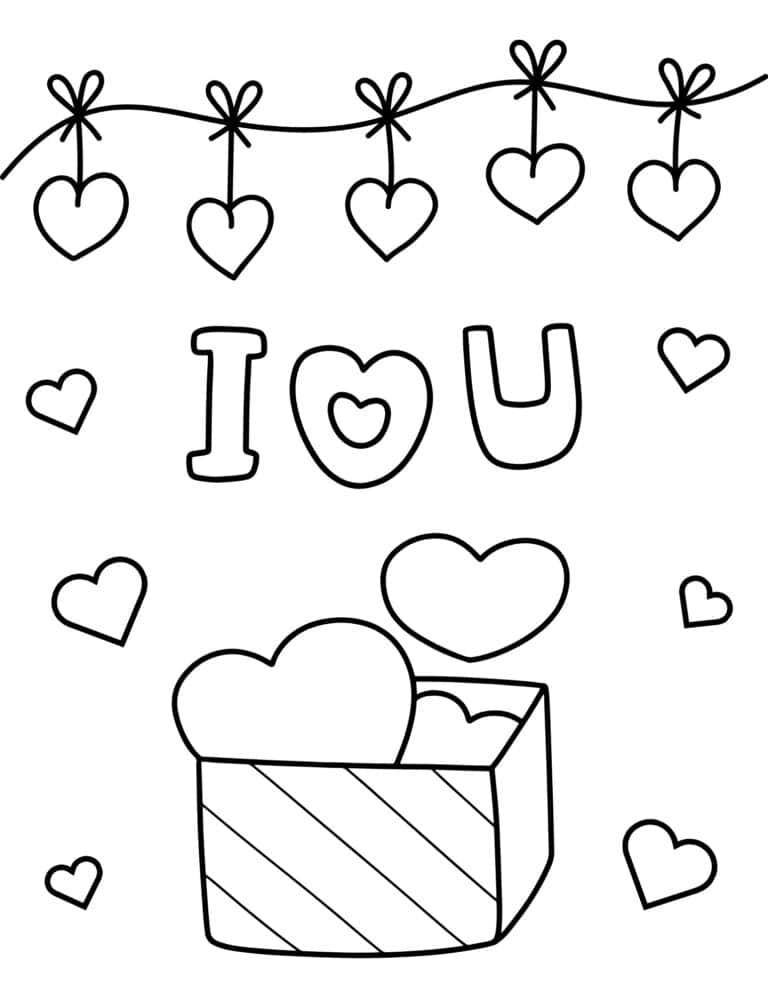 25 Free Heart Coloring Pages for Kids - Prudent Penny Pincher