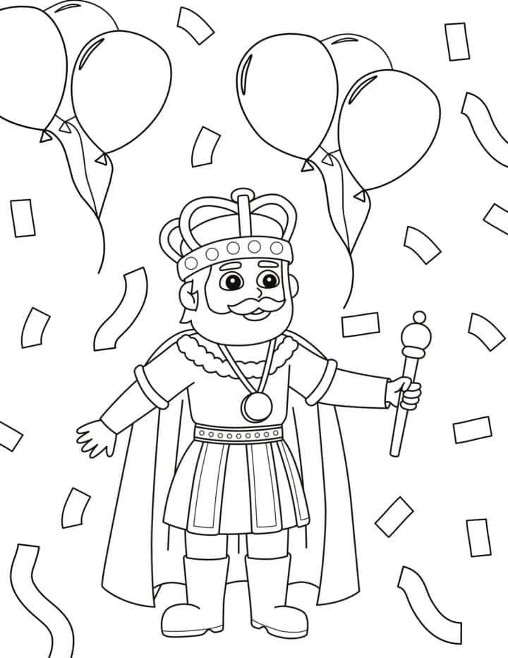 Free Printable Mardi Gras Coloring Pages for Kids - Prudent Penny Pincher