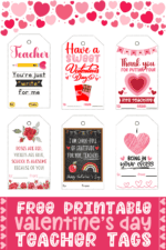 Free Printable Teacher Valentine Tags - Prudent Penny Pincher