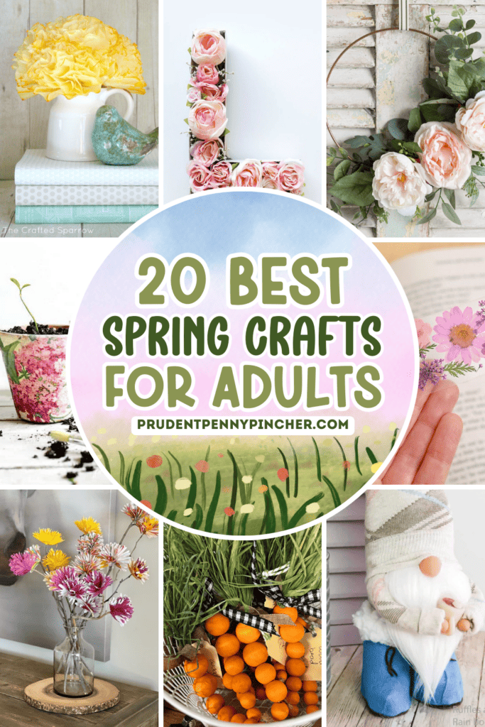 20 Best Spring Crafts for Adults To Make - Prudent Penny Pincher