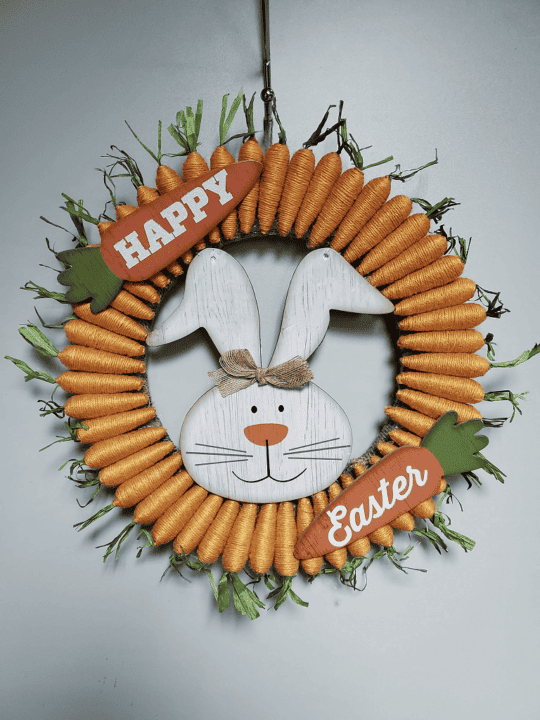 20 DIY Dollar Store Easter Wreaths - Prudent Penny Pincher