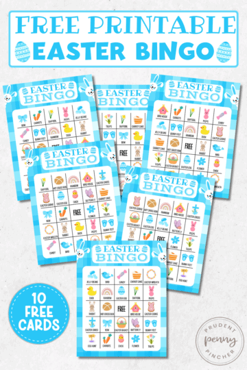 Free Printable Easter Bingo Game - Prudent Penny Pincher