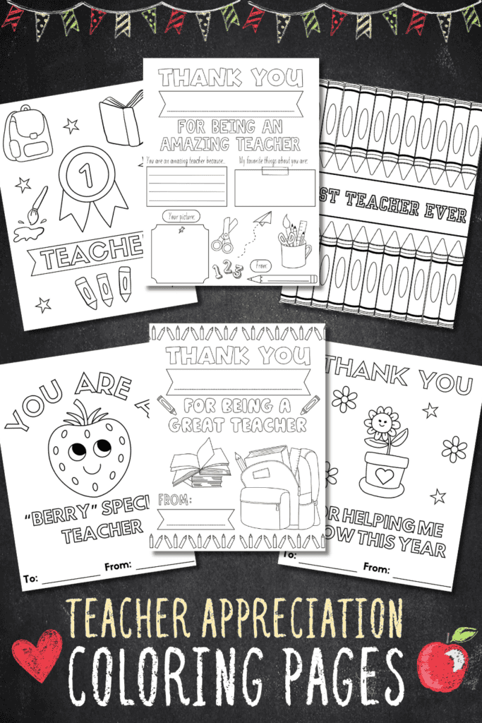 Free Printable Teacher Appreciation Coloring Pages for Kids - Prudent ...