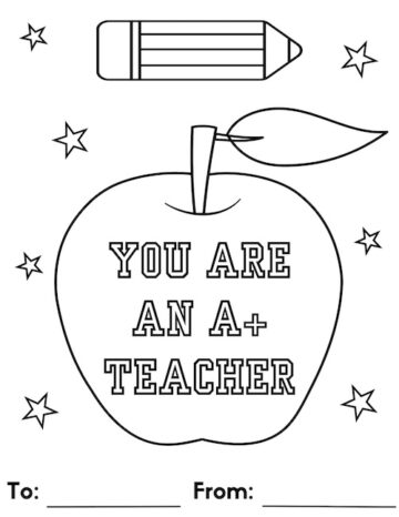 Free Printable Teacher Appreciation Coloring Pages for Kids - Prudent ...