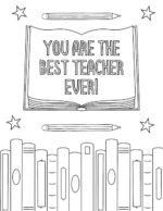 Free Printable Teacher Appreciation Coloring Pages for Kids - Prudent ...