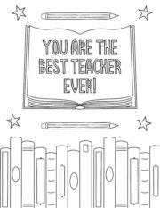 Free Printable Teacher Appreciation Coloring Pages for Kids - Prudent ...