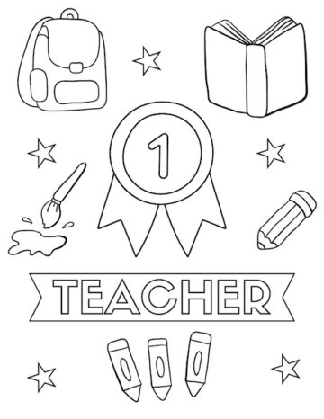 Free Printable Teacher Appreciation Coloring Pages for Kids - Prudent ...