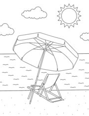 15 Free Printable Beach Coloring Pages for Kids - Prudent Penny Pincher