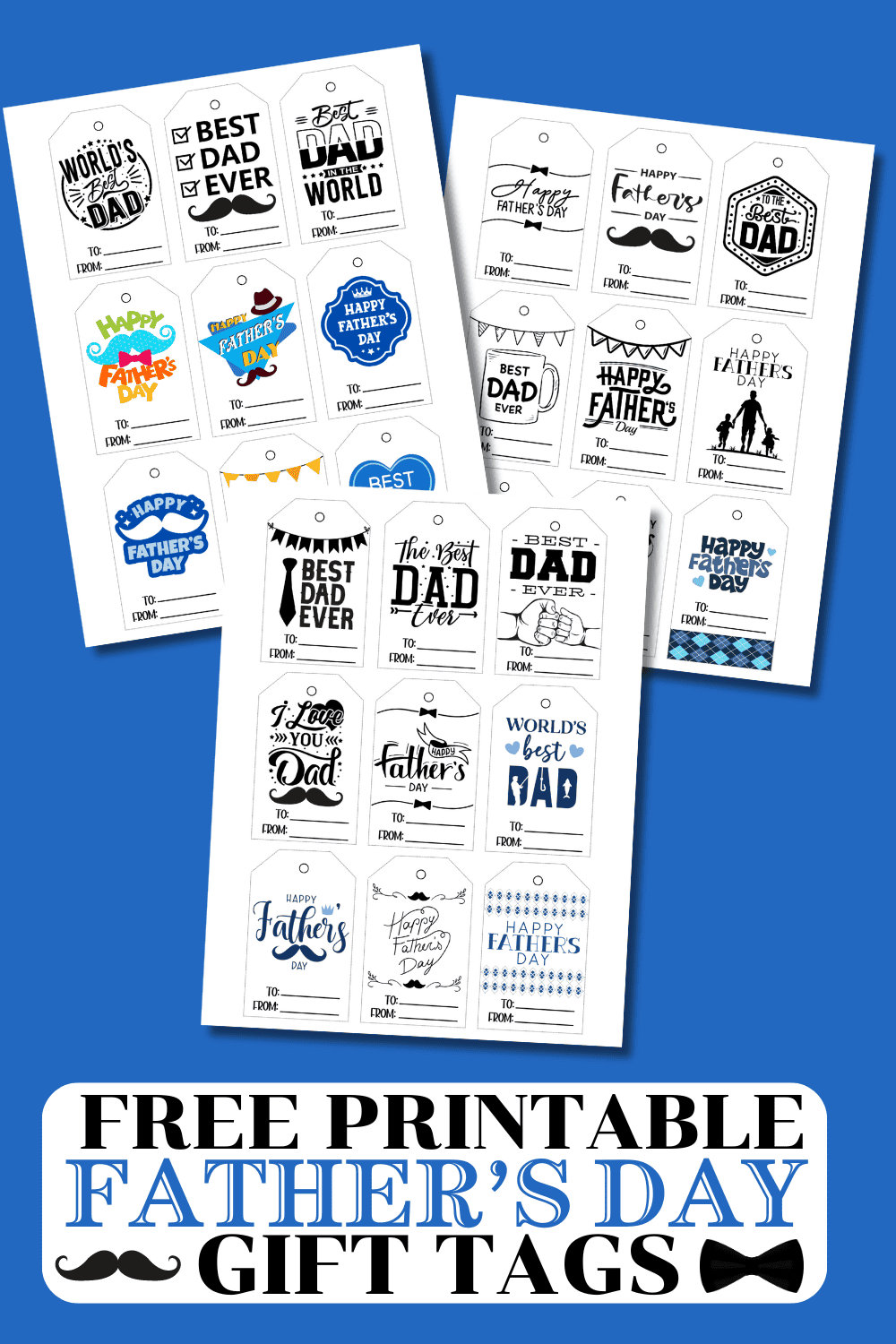 Free Printable Father's Day Gift Tags