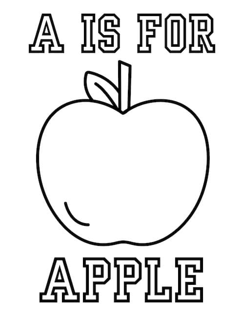 a for apple