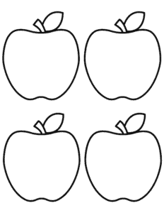 25 Free Printable Apple Coloring Pages for Kids - Prudent Penny Pincher