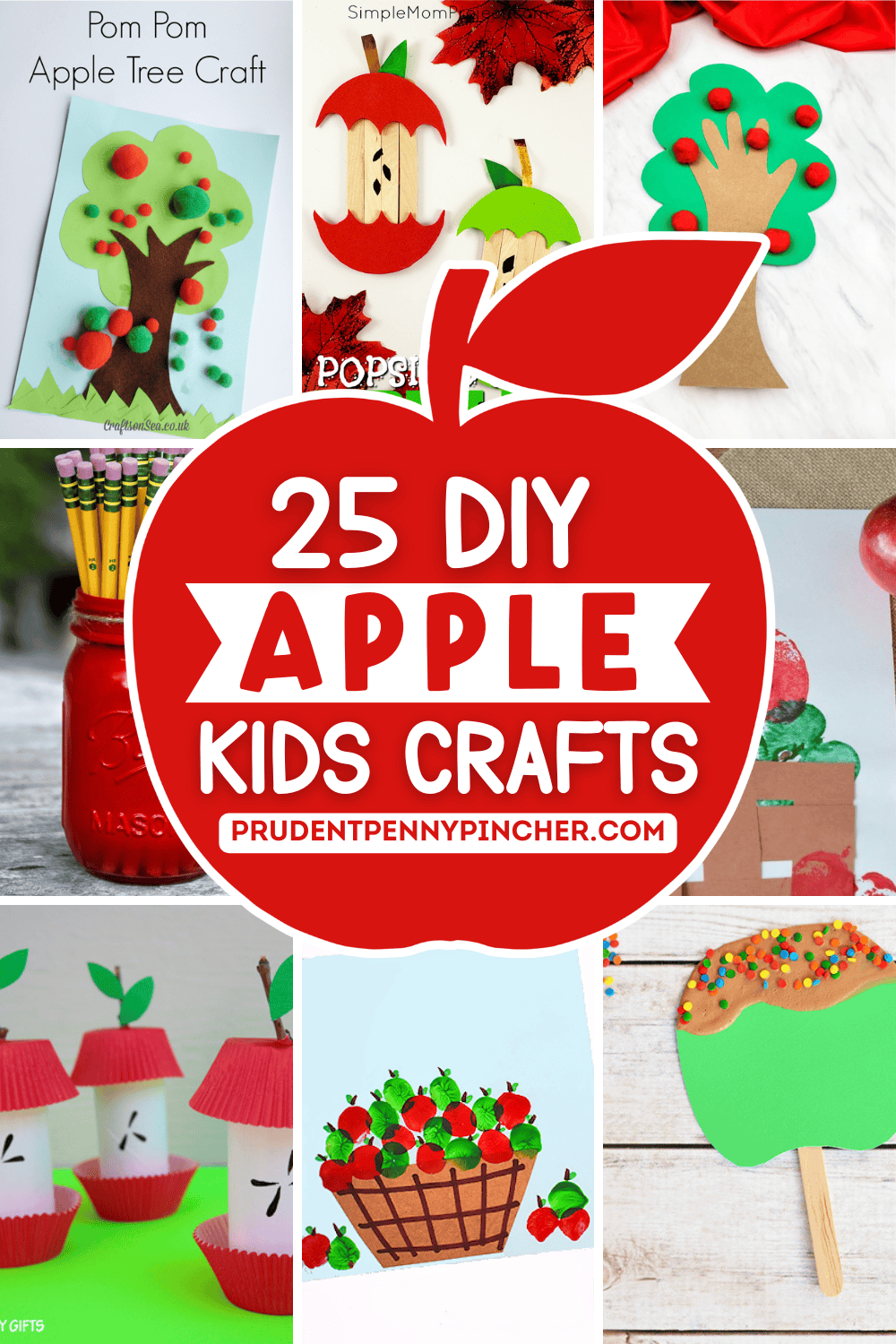 easy apple crafts for kids of all ages