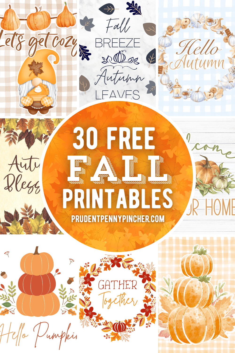 fall printables for fall decorating