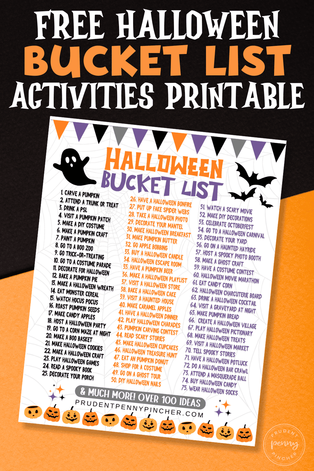 Halloween bucket list ideas