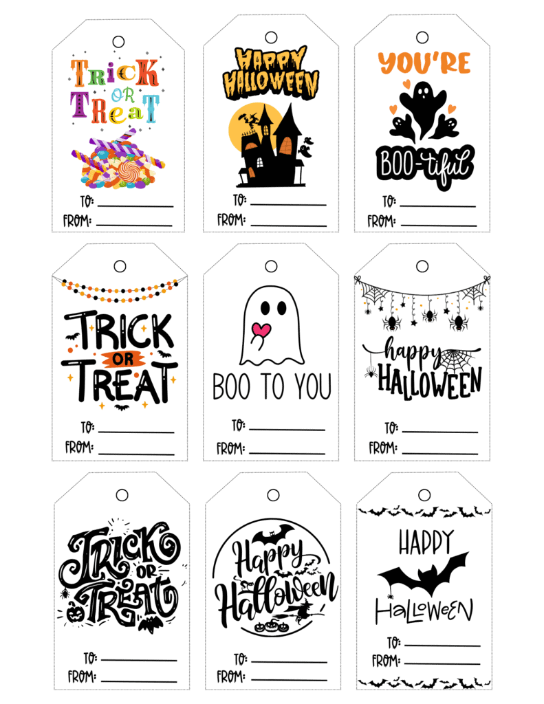 printable gift tags