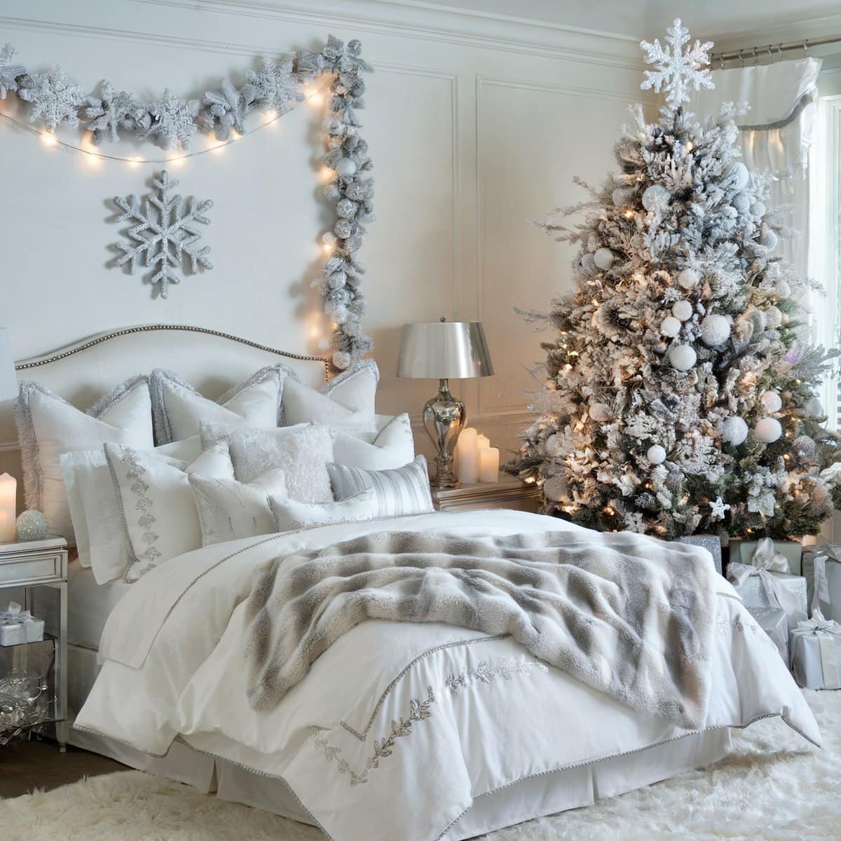 Elegant Silver Winter Wonderland