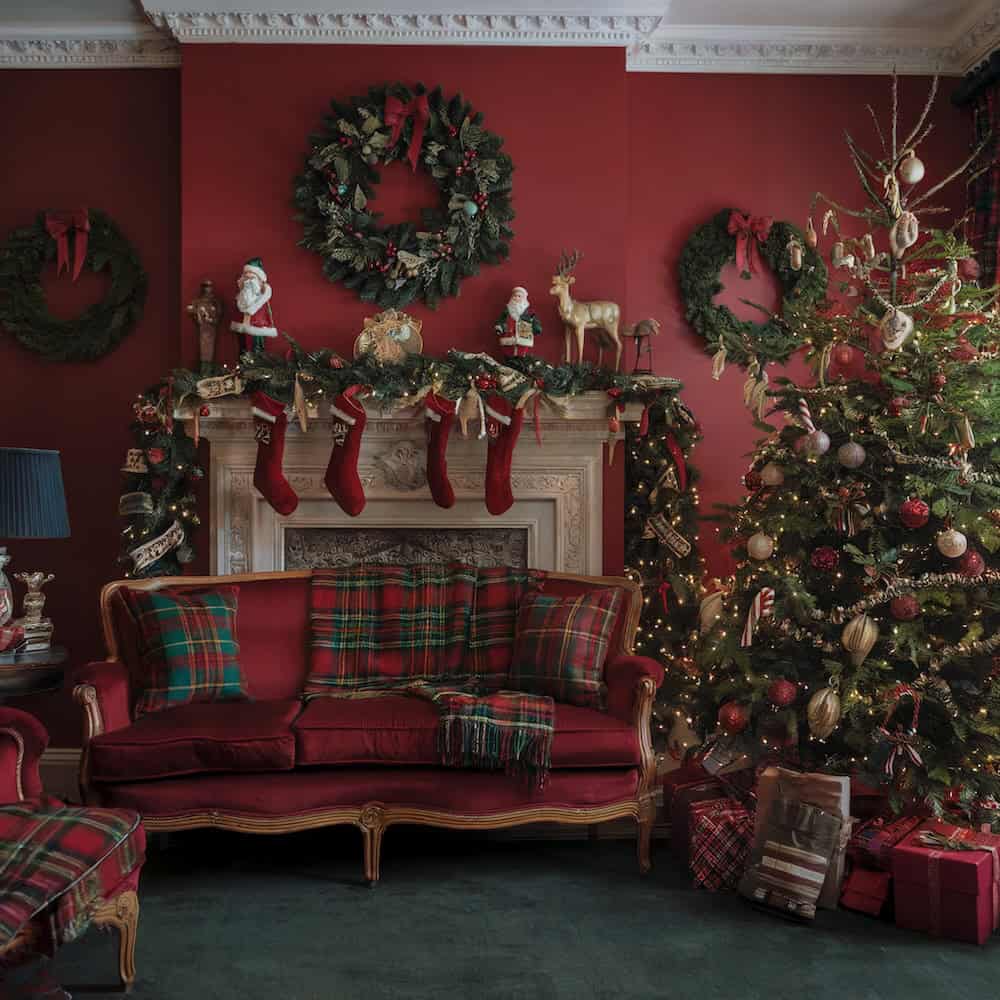 Traditional English Elegance Living Room