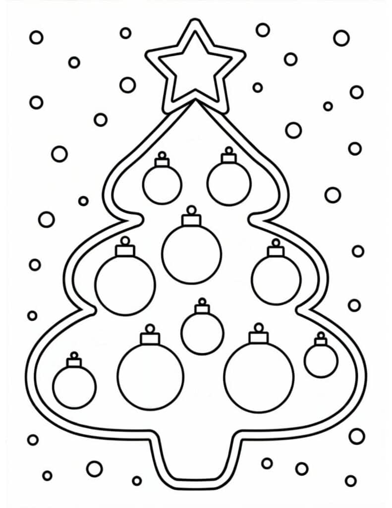 Christmas Tree with Ornaments