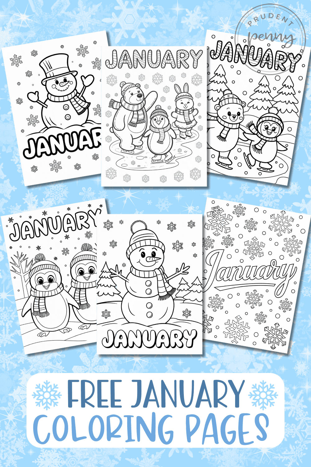 Free Printable January Coloring Pages for Kids