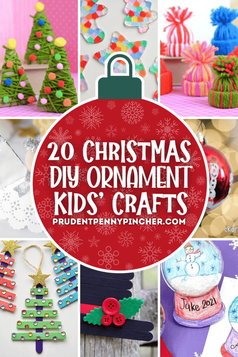 20 Best Christmas Ornament Crafts for Kids Prudent Penny Pincher