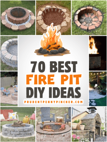 a collection of DIY fire pits