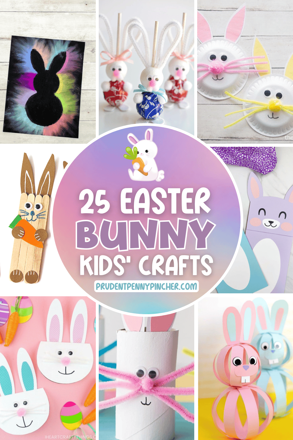 a collection of Easter Bunny crafts for kids